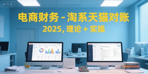 电商财务-淘系天猫对账2025，理论+实操-汉兴项目网创资源网