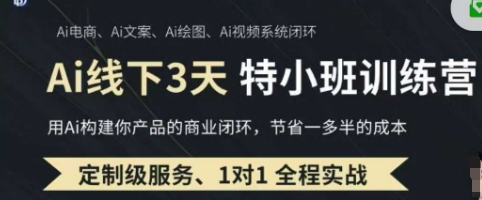 AI实操培训第20-21期线下,0基础保姆级教程,3月最新整理,企业获客、降本增效、打造超级个体-汉兴项目网创资源网