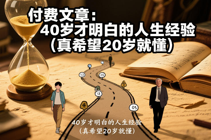 付费文章：40岁才明白的人生经验(真希望20岁就懂)-汉兴项目网创资源网