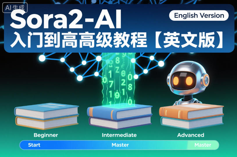 Sora2-AI入门到高级教程【英文版】-汉兴项目网创资源网