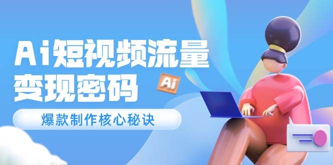Ai短视频流量密码,爆款制作核心秘诀,120万案例深度解析-汉兴项目网创资源网