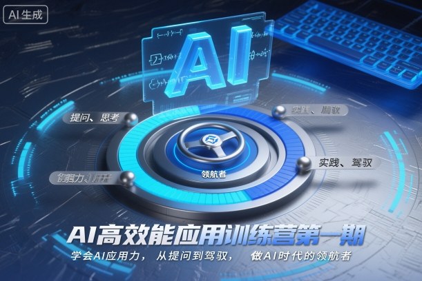 AI高效能应用训练营第一期，学会AI应用力，从提问到驾驭，做AI时代的领航者-汉兴项目网创资源网