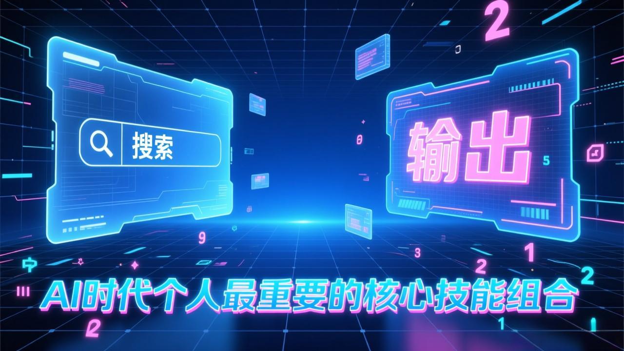 付费文章：AI时代个人最重要的核心技能组合：“输出能力”和“搜索能力”-汉兴项目网创资源网