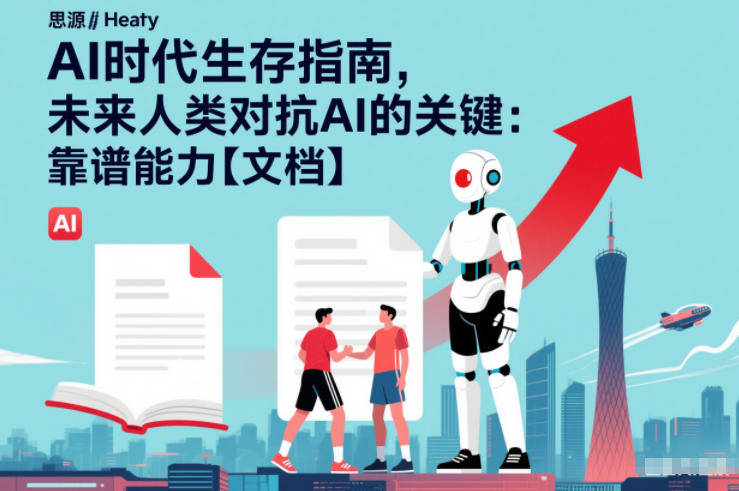 AI时代生存指南，未来人类对抗AI的关键：靠谱能力【文档】-汉兴项目网创资源网
