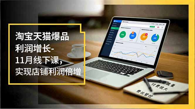 淘宝天猫爆品利润增长-11月线下课，免费流量、付费放大、费比管控，实现店铺利润倍增-汉兴项目网创资源网