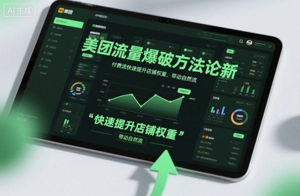 美团流量爆破方法论,付费流快速提升店铺权重,带动自然流-汉兴项目网创资源网