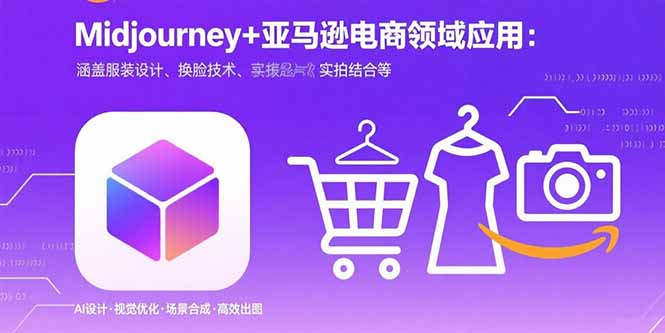 Midjourney+电商领域商业应用：涵盖服装设计、换脸技术、实拍结合等-汉兴项目网创资源网
