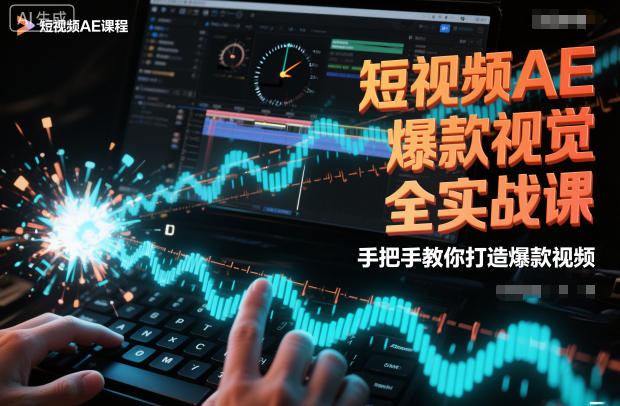 短视频AE爆款视觉全实战课，手把手教你打造爆款视频-汉兴项目网创资源网
