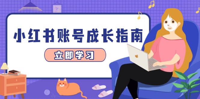 小红书账号成长指南，爆款选题+精准定位+数据分析，系统提升账号变现能力-汉兴项目网创资源网