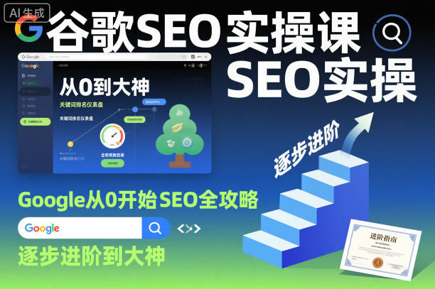谷歌SEO实操课,Google从0开始SEO全攻略,逐步进阶到大神-汉兴项目网创资源网