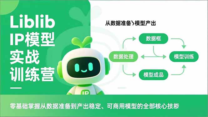 Liblib IP模型实战训练营，零基础掌握从数据准备到产出稳定、可商用模型的全部核心技能-汉兴项目网创资源网
