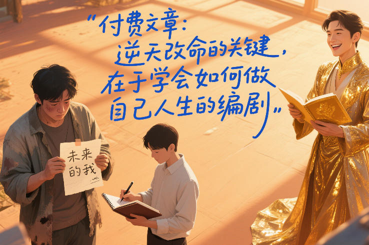 付费文章：逆天改命的关键，在于学会如何做自己人生的编剧-汉兴项目网创资源网