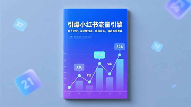 引爆小红书流量引擎，账号定位、视觉锤打造、底层认知，撬动首页推荐-汉兴项目网创资源网