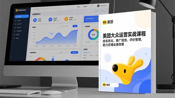 美团大众运营实战课程,排名优化、推广投放、评价管理,助力店铺业绩倍增-汉兴项目网创资源网