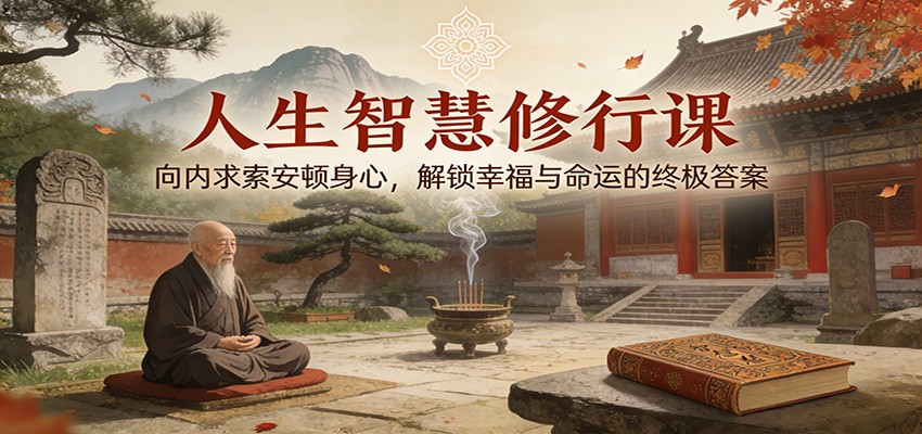 人生智慧修行课:向内求索安顿身心,解锁幸福与命运的终极答案-汉兴项目网创资源网
