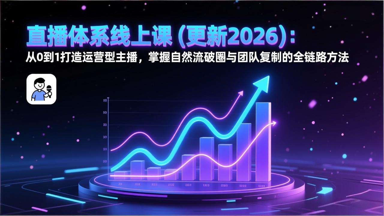 直播体系线上课(更新2026-汉兴项目网创资源网