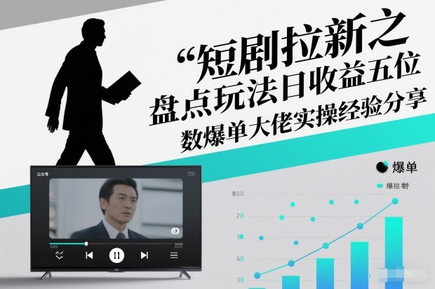 短剧拉新之盘点玩法日收益五位数爆单大佬实操经验分享-汉兴项目网创资源网