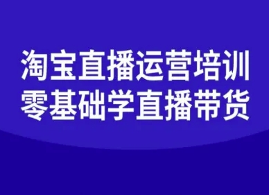 淘宝直播运营培训-零基础学会直播卖货-汉兴项目网创资源网