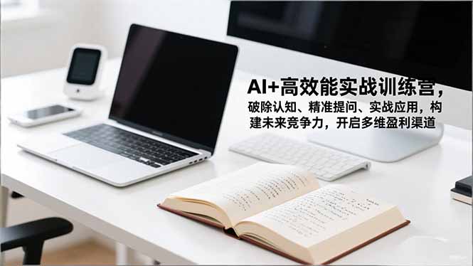 AI+高效能实战训练营,破除认知、精准提问、实战应用,构建未来竞争力,开启多维盈利渠道-汉兴项目网创资源网