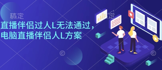 直播伴侣过人L无法通过,电脑直播伴侣人L方案,自测