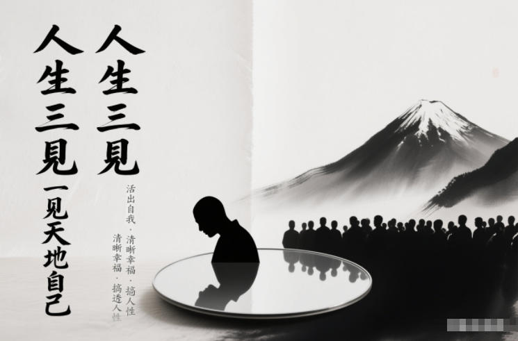 人生三见一见天地见众生见自己，活出自我拥有清晰幸福人生，搞透人性-汉兴项目网创资源网