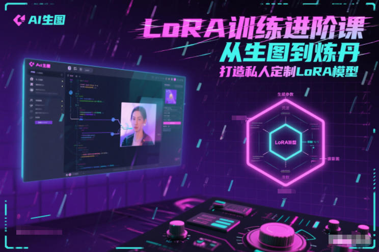 LoRA训练进阶课，从生图到炼丹，打造私人定制LoRA模型-汉兴项目网创资源网